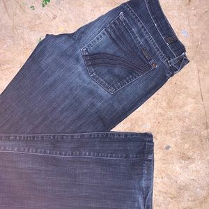 7 For All Man Kind Dojo Flare Jeans